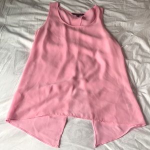 Pink sheer tank